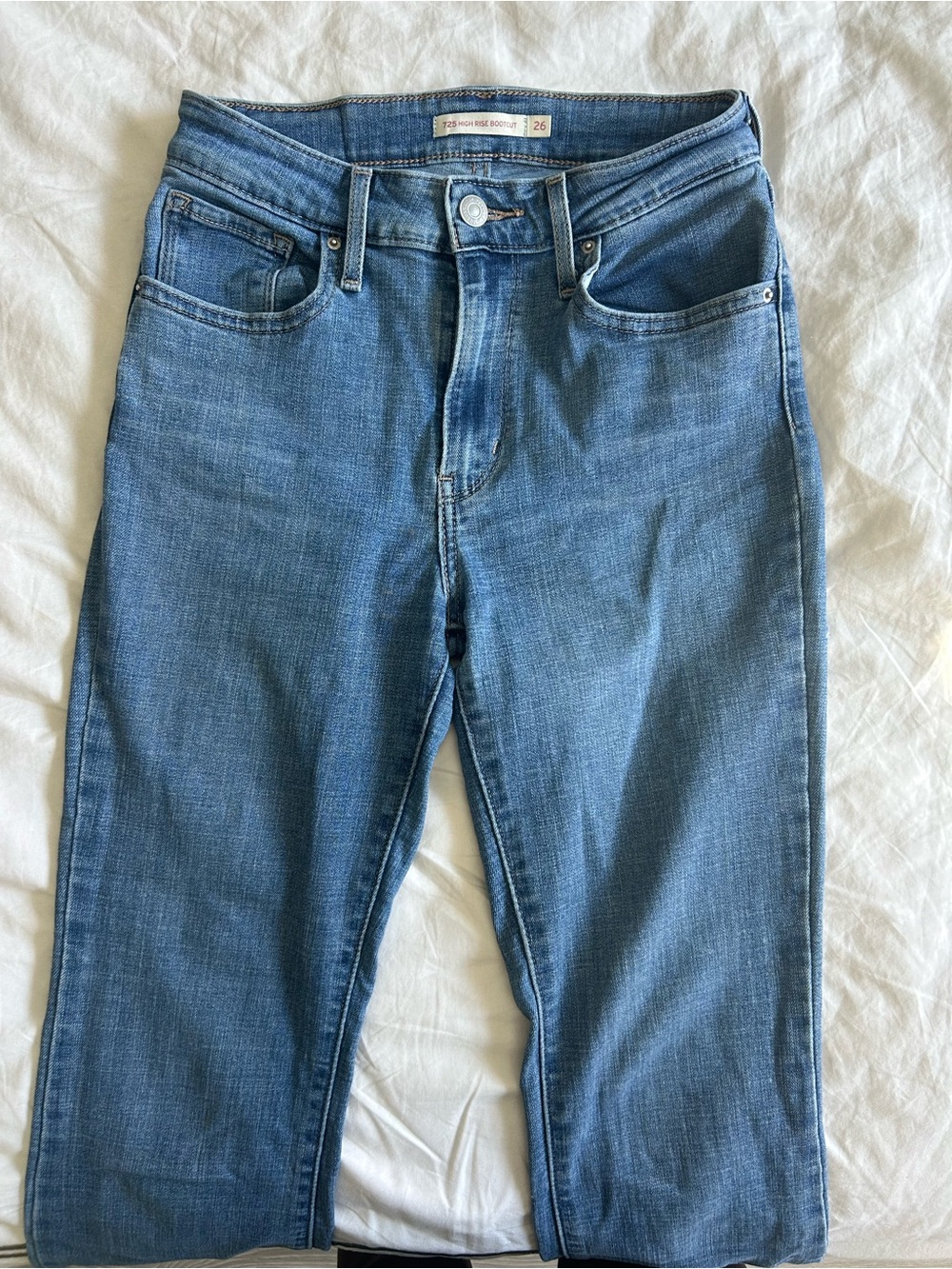 Levi's Women's Boot Cut Jeans in Medium Blue Denim